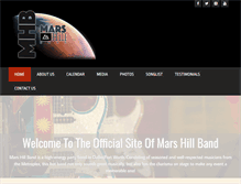 Tablet Screenshot of marshillband.com
